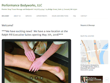 Tablet Screenshot of performancebodyworksnh.com